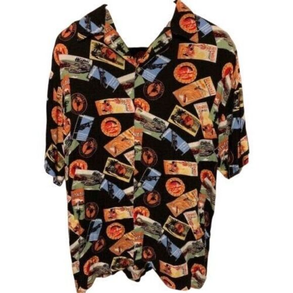 THUMS UP FOR HIM SIZE SMALL HAWAII SHORT SLEEVE BUTTON SHIRT - Picture 1 of 4